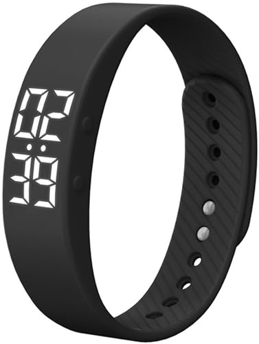 findtime Fitnessuhr Damen Herren Uhr Digital Schrittzähler ohne App und Handy Laufuhr Kalorien Distanz Fitnessarmband Sport Armbanduhr Digital Uhr Armband Stoppuhr Fitness Tracker Kinderuhr Wecker