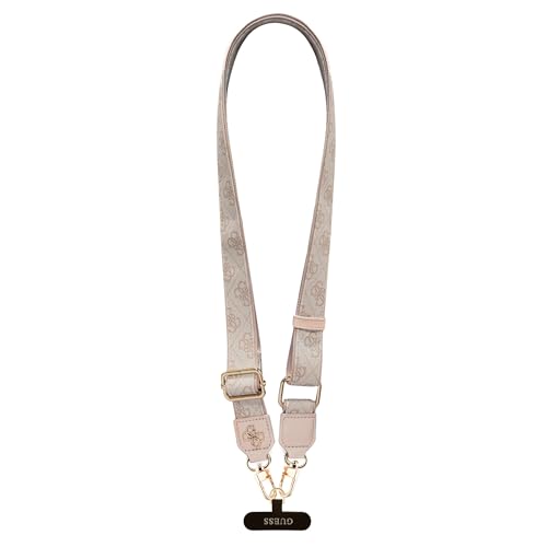 CG MOBILE Guess Universal Crossbody verstellbares 4G PU-Lederband und Haltegurt-Patch (Rosa)