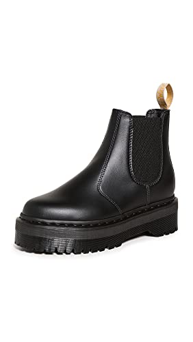 Dr. Martens Damen Vegan 2976 Plateau-Stiefel, Black Felix Rub Off, 41 EU
