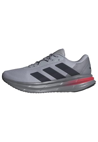 adidas Herren Galaxy 7 Running Shoes, Halo Silver/Aurora Ink/Grey, 42 EU