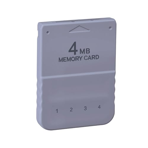 Mcbazel 4MB Speicherkarte für PS1 & PS One, 60 Blöcke Memory Card für PS ONE, Speicherkapazität für PlayStation 1, Hochgeschwindigkeits-Spielspeicherkarte Kompatibel mit PS2 (nur PS1-Spiele)