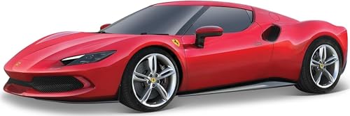 Bburago - Ferrari 296 GTB R&P - Realistisches Modellauto im Maßstab 1:43, Offizielle Ferrari-Lizenz, Empfohlenes Alter 3+ Jahre
