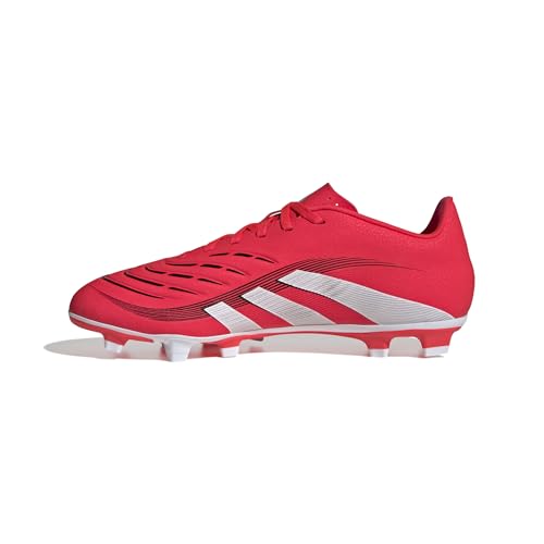 adidas Unisex Predator Club Firm Multi Ground Football Boots Fußballschuhe, Lucid Red/Cloud White/Core Black, 44 2/3 EU