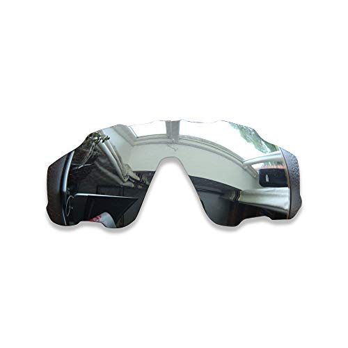 PolarLens Polarisierte gl盲ser f眉r Oakley Jawbreaker - kompatibel mit Oakley Jawbreaker Sonnenbrille Gr. Einheitsgr枚脽e, silber
