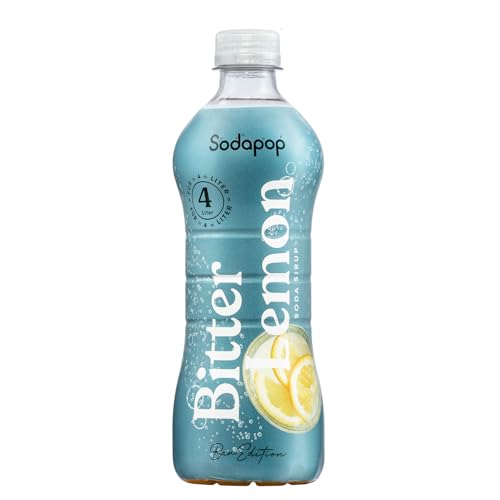 Sodapop Sirup Bitter Lemon, Bar Edition, 500ml, für bis zu 4 Liter Getränk