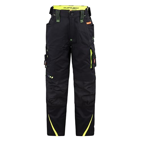Engelbert Strauss Unisex - Kinder Bundhose e.s.Motion 2020, Farbe:schwarz/warngelb/warnorange, Größe:158/164