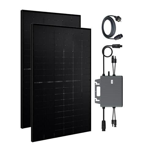 Balkonkraftwerk 800W Komplett-Set | 2x 460W Longi Modul + TSUN TSOL-MS800