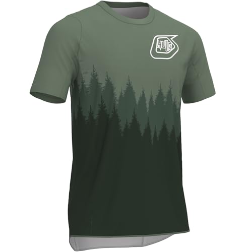 MTB Shirt Herren,Fahrrad Shirt,radshirt Herren Kurzarm,MTB Tshirt,Geeignet Zum Laufen/Radfahren/Wandern Und Anderen Sportarten (Style-02,XL)