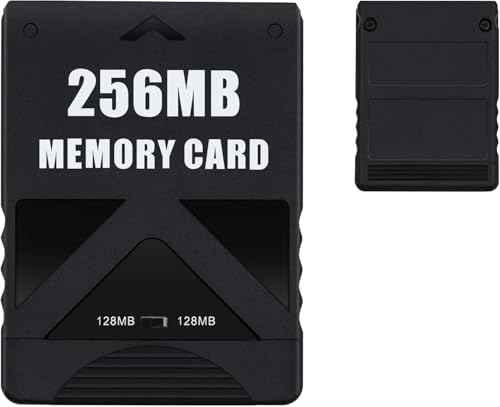 Tolesum 256MB PS2 Memory Card, Hochgeschwindigkeits-Speicherkarte für PlayStation 2/ PS2 Slim Gaming