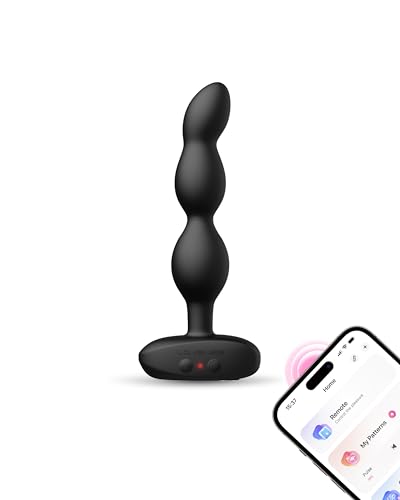 LOVENSE Ridge Anal Plug Vibratoren mit Rotations und Stoßfunktion, Prostata Analplug Vibrator, ButtPlug, Dildo Analvibratoren mit Fernbedienung, Sex Spielzeug für die Männer Frauen Paare