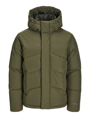 JACK & JONES Herren Jjworld Puffer Jacket Pufferjacke, Olive Night,XS