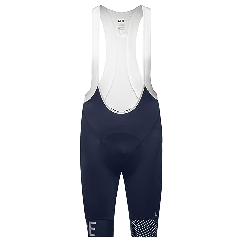 GORE WEAR Herren C5 Opti Trägerhose+ Kurze, Orbit Blue/White, XL EU