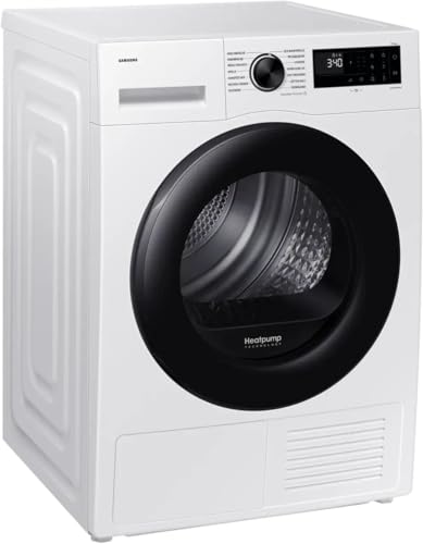 Samsung Wärmepumpentrockner, DV5000D, 9 kg, EEK: A+++, AI Wäschetrockner mit WiFi-SmartThings-App, Hygiene-Programm, Air Refresh, Knitterschutz, DV90DG52A0AEEG