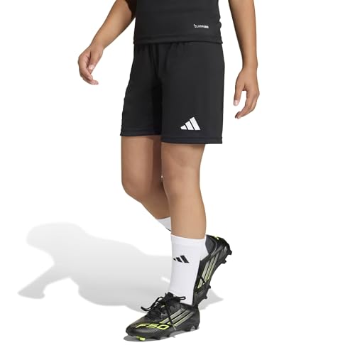 adidas Unisex Kinder Entrada26 Kids Shorts, Black/White, 13-14 Years