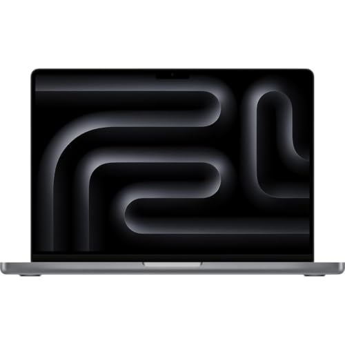 Apple MacBook Pro 2023 mit Apple M3 Chi, 8-Core-CPU, 10-Core-GPUp (14 Zoll, 8 GB RAM, 1 TB SSD-Speicher) (QWERTZ Deutsch) Space Grey (Generalüberholt)