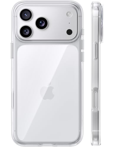 TORRAS für iPhone 18 Pro Hülle iPhone 17 Pro Hülle,Militärschut,Transparent