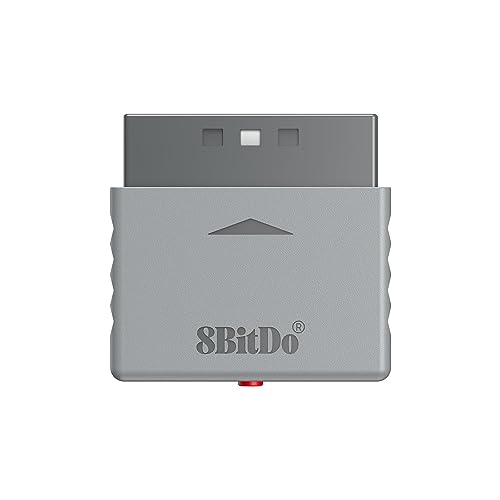 8Bitdo Retro Receiver für PS1 PS2 Konsolen und Windows, 8Bitdo Bluetooth Adapter Kompatibel mit Xbox Series Controller, Xbox One Bluetooth Controller, Switch Pro Controller und PS5/PS4 Controller