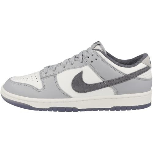 NIKE Dunk Low Retro Premium Herren Sneaker Farbe: Grau/Weiß; Größe: EUR 45 | US 11 | UK 10