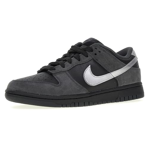 Nike Damen W Dunk Low Sneaker, Black MTLC Dark Grey Anthracite, 36.5 EU