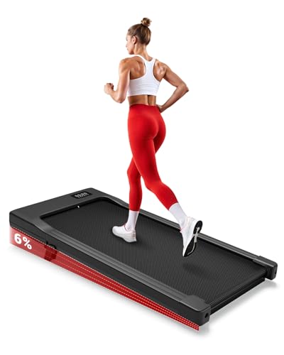 Superun Raceable Walking Pad – Laufband für Zuhause 2.5 PS mit App und Fernbedienung – Laufband Schreibtisch max 136 kg mit Multi-Runner-Rennen und Training Couses-1