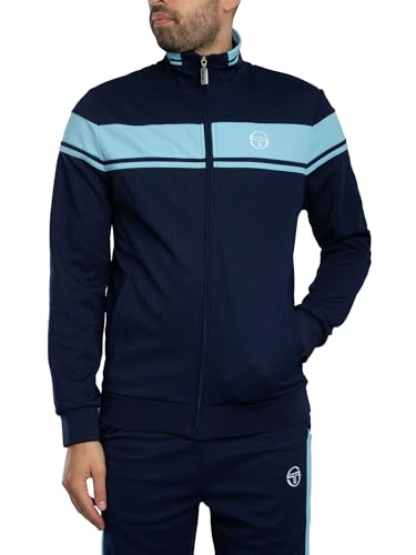 Sergio Tacchini Herren Damarindo Trainingsjacke, Maritime Blue/Baltic Sea, L