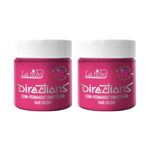 La Riche Directions Semipermanente Haarfarbe 100 ml Dose 2er-Pack (Carnation Pink)