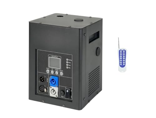 Flaire by MA 750W Kaltfunkenmaschine | Spezialeffektmaschine | Pyrotechnik Feuerwerk mit kabelloser DMX Fernbedienung und 2 Stück LCD Display
