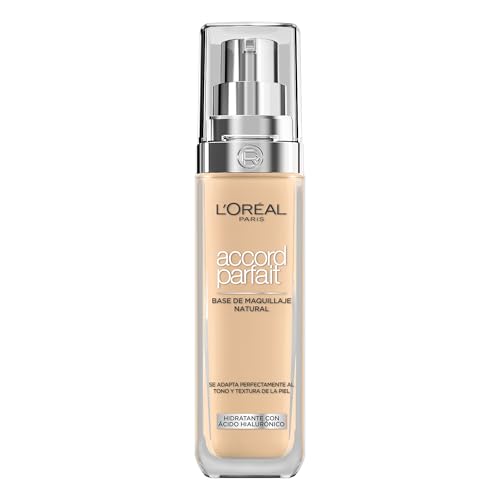 L'Oréal Paris Foundation Perfect Match deckendes Make Up - perfekte Verschmelzung mit dem Hautton & 24h Feuchtigkeit, 3.5N Peach