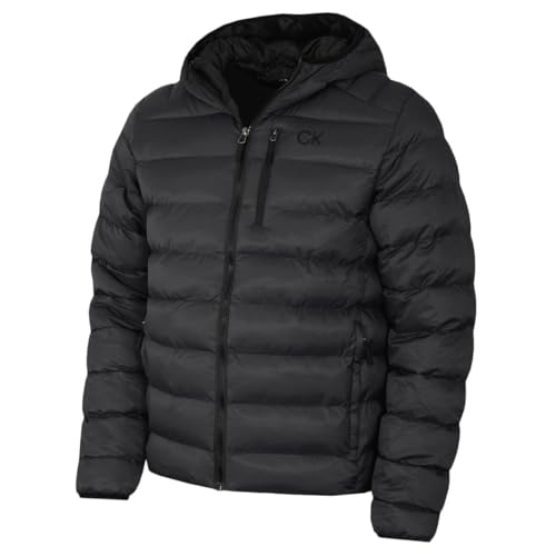 Calvin Klein Herren San Gabriel gewebt Jacke - Anthrazit/Schwarz - M