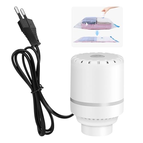 Vakuumpumpe für Vakuumbeutel, Pumpe für Vakuumbeutel 4000 Pa, Vakuumiergerät Kleidung 30W,Geeignet für Verschiedene Vakuumbeutel Auslassöffnungsgröße von 4cm