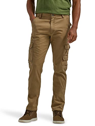 Wrangler Authentics Herren Regular Tapered Cargo Hose, Teakholz, 42W / 30L