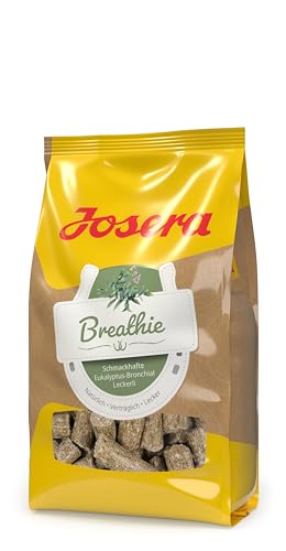 JOSERA Breathie - Pferdeleckerli (1 x 900 g) | schmackhafte Eukalyptus-Bronchial Pferdeleckerlis | die gesunde Belohnung | ausgewählte Kräutermischung | 1er Pack