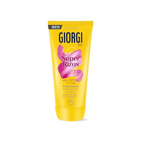 Giorgi Line Super Lockengel mit Aloe Vera, Stylinggel, geeignet für Curly-Methode, rückstandsfrei, 0% Silikon, 0% Alkohol, kontrolliert Frizz von lockigem und gewelltem Haar, Fixierung 5-170 ml