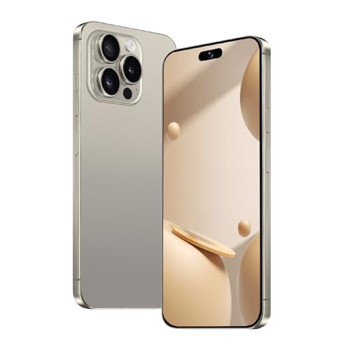 DEMANN GMBH Handy ohne Vertrag, Unterstützung für 4G Network, 3GB RAM + 32GB ROM, TF-Karte erweiterter Speicher 256GB, Dual-Kamera, Dual-SIM, 8-Kern-Chip, 6,8-Zoll-Bildschirm, (Grey, 6.8)