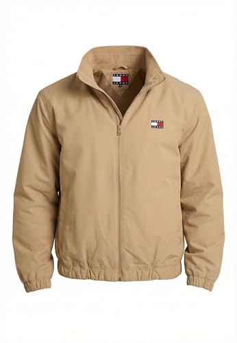 Tommy Jeans Herren TJM Essential Jacket EXT Dm0dm22720 Andere Jacken, BEIGE (Gentle Gold), L