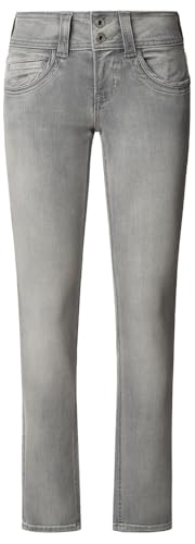 Pepe Jeans Damen Slim Jeans MW Iconic GEN Jeans, Blau (Denim-8AA), 29W / 32L, Blau (Denim-8AA), 29 W/32 L