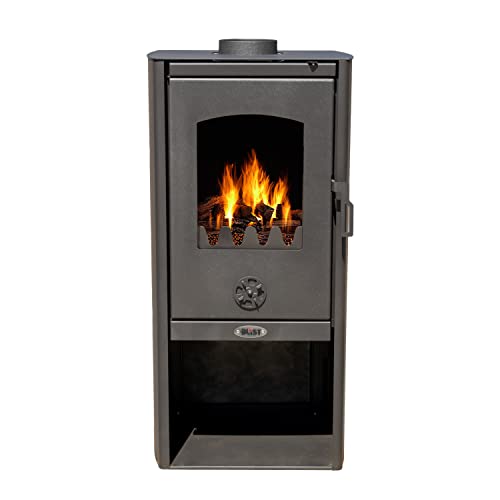 Kaminofen Dauerbrand Holz Ofen Holzofen 6,4 kW Kamin Polar Dauerbrandofen