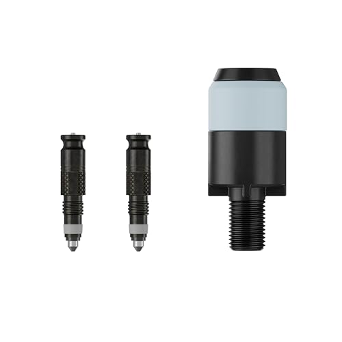 Schwalbe Clik Valve Conversion Set – Umrüstset für Sclaverand/SV-Ventile mit Pumpenkopf-Adapter – Innovation zum Aufpumpen von Fahrradreifen