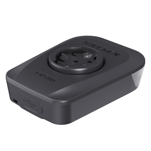 RAVEMEN FR500 Fahrradcomputer Zubehör, Kompatibel mit Garmin/Wahoo Fahrradcomputer IPX6 Wasserfestigkeit USB-C Aufladung