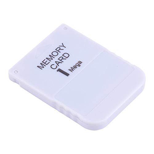 1 MB Speicherkarte für PS, Speicherkarte, kompatibel mit Allen -Spielen, weiß