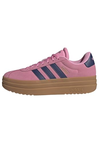 adidas Damen VL Court Bold Shoes Schuhe, Bliss Pink/Dark Blue/Gold Metallic