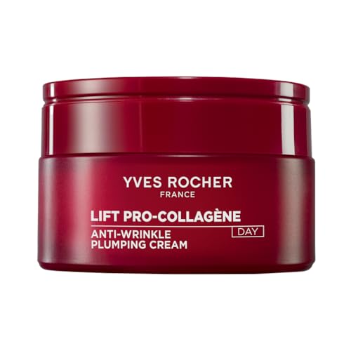Yves Rocher LIFT Pro-COLLAGÈNE Tagescreme – Aufpolsternde Anti-Falten Gesichtscreme - Innovative Formel mit Kollagen und Hyaluronsäure – Glättet, regeneriert und strafft die Haut – 50 ml