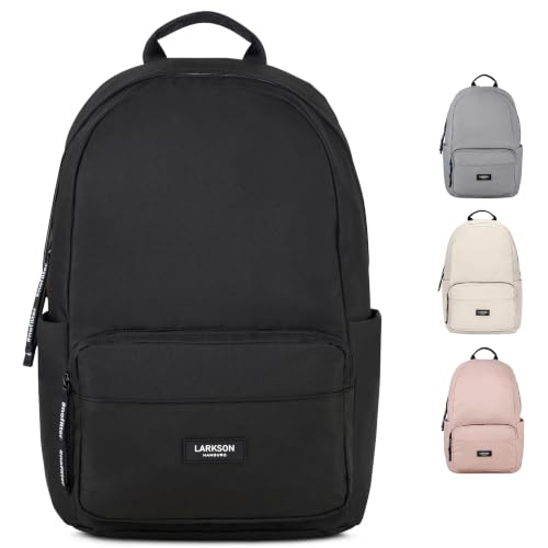 LARKSON Schulrucksack Mädchen & Jungen Teenager Schwarz – No 3