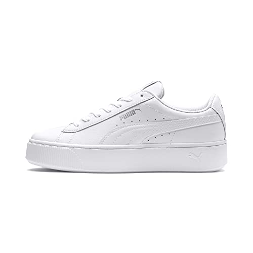 PUMA Damen Puma Vikky Stacked L Sneakers, Puma White-Puma White, 41 EU
