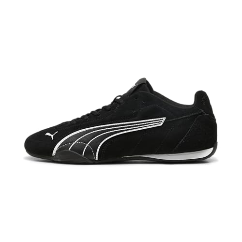 Puma Catch Wildleder - Sneaker Erwachsene, Schwarz (Black x White), 42 EU