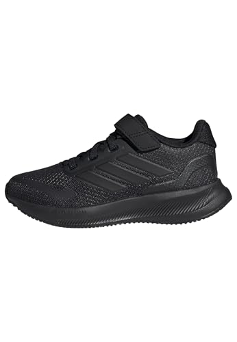 adidas Unisex Kinder RUNFALCON 5 Shoes Kids, Core Black/Core Black/Core Black, 34 EU