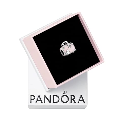 PANDORA Charm Rosa Reisetasche Koffer 798063EN124