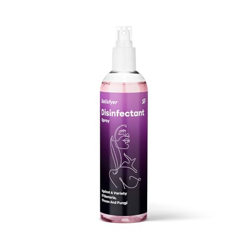 Satisfyer Women Toy Cleaner Desinfektions-Spray | Alkoholfreie Reinigungsformel | Schützt vor Bakterien und Viren | Desinfektion auch für Silikon Toys | 300 ml Desinfektionsmittel