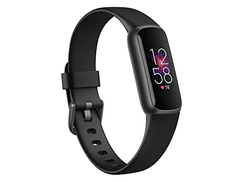 Fitbit Luxe Health & Fitness Tracker with 6-Month Fitbit Premium Membership Included, Stress Management Tools and up to 5 Days Battery, Black