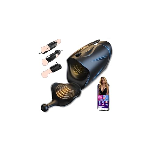 Tagnaff Masturbieren für Männer Handfrei Penis Vibrator Sex Spielzeug für die Männer Mehrere Tragevarianten Vibratorensets, AI Sync Sexspielzeug Solo Masturbatoren Eichel Stimulator Sex Toys